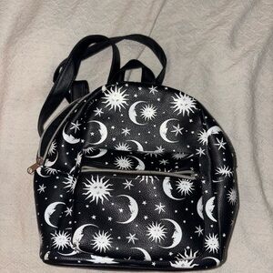 Black and White Celestial Women's Backpack